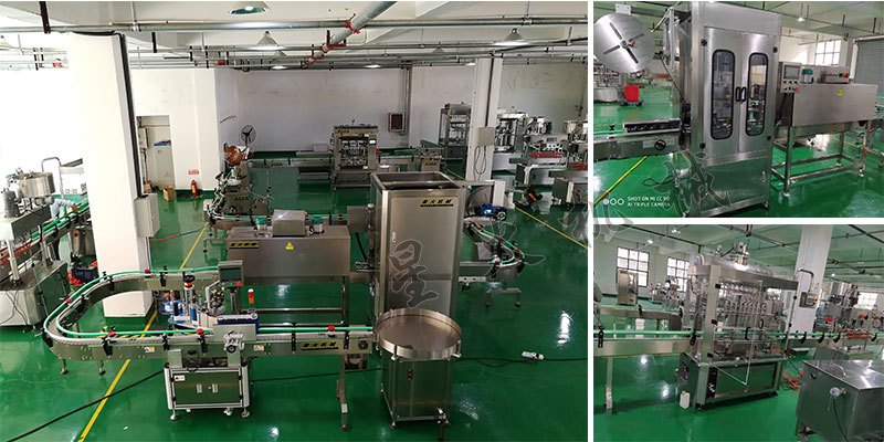 南京星火全自動辣椒醬灌裝線生產(chǎn)廠家廠房展示辣椒醬灌裝線設備