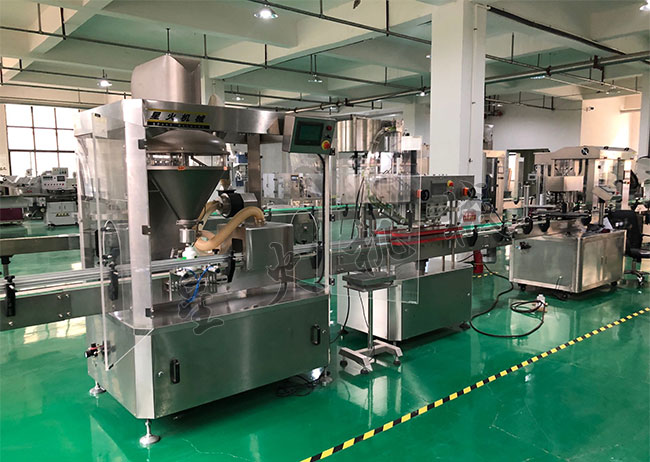 星火中央廚房調(diào)味料生產(chǎn)線設(shè)備展示