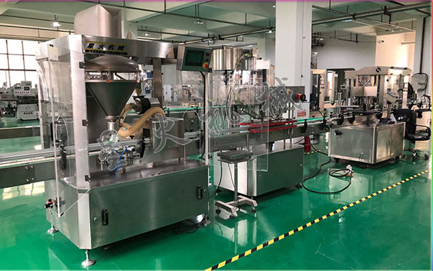 星火全自動粉末罐裝機設(shè)備展示