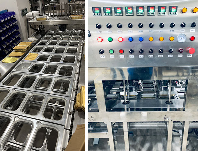 星火鋁箔盒灌裝封口機(jī)設(shè)備展示